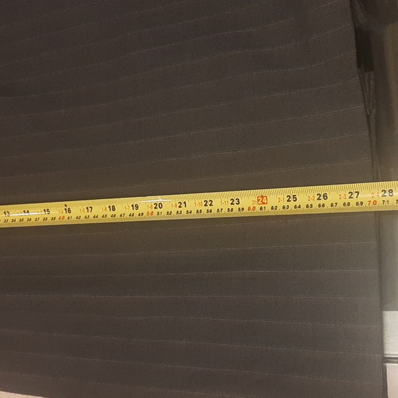 LAURA💝BLAZER➕MIDI SKIRT Gray Pinstripe SUIT💝Blazer Sz 10 Skirt Sz 12 - Picture 11 of 11